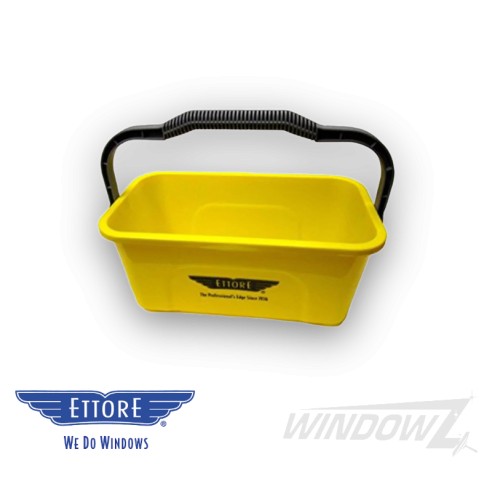 Ettore 10L Yellow Bucket with Logo