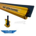 Escobilla de goma profesional Ettore Super Channel 35cm