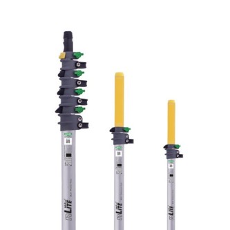 Poteau principal en aluminium Unger nLite Connect 2