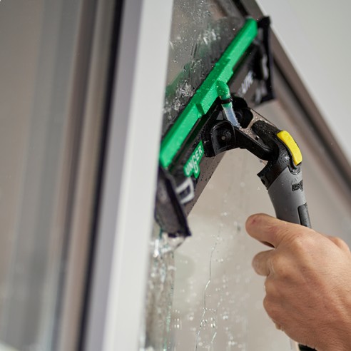 Unger PowerPad nLITE Bürsten Pad mit Mikrofaser