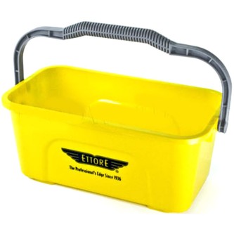 Ettore 10L Yellow Bucket with Logo