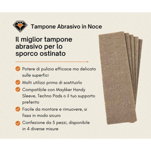 Maykker Walnut Pad (Pacco di 5 pz)