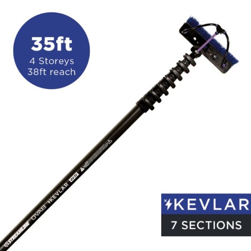 Streamline OVA8 Carbon + Kevlar Water Fed Pole MID length