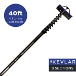 Streamline OVA8 Carbon + Kevlar Water Fed Pole MID length