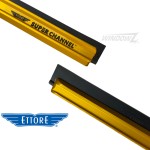 Ettore 'Gold Super Channel' Aluminium-Rakelführung