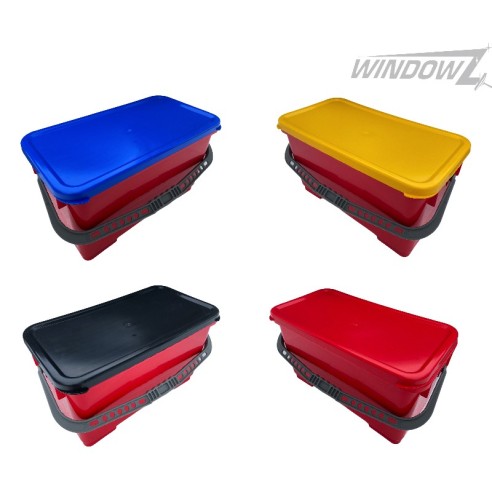 Seau à Verres Rectangulaire Pulex IPC 22L - Rouge
