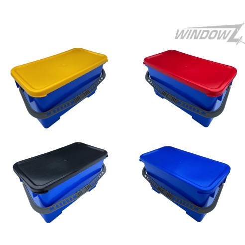 IPC Pulex Secchio Rettangolare per Vetri 22L - Blu