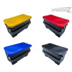 Seau à Verres IPC Pulex Rectangulaire 22L - Noir